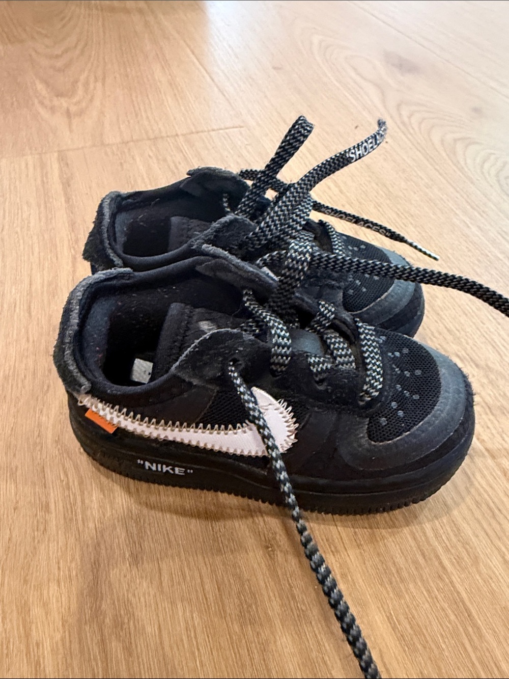 Off-White x Nike Kids Black Sneakers